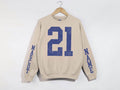 Vintage Distressed Custom Team Sweatshirt, Custom Name Mascot Sleeve Print Athletic Pullover