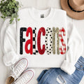 Custom Sequin Pattern Appliqué Crewneck Sweatshirt