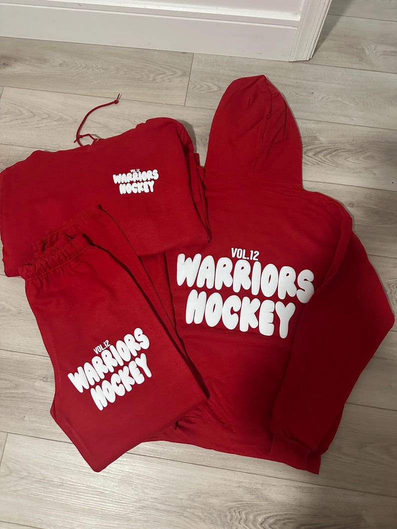 Custom Puff Print Sweat Set