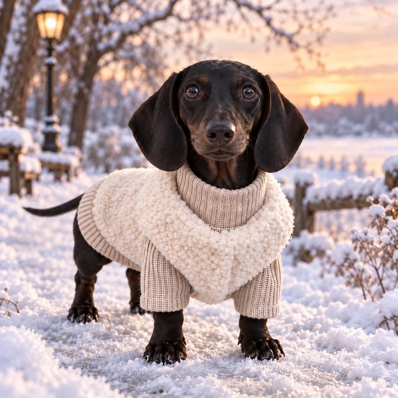 Cozy Sherpa Dog Sweater