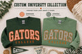Custom Game Day Patterned Varsity Sweatshirt
