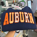 Custom Arched Appliqué Collegiate Crewneck Sweatshirt