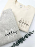 Custom Embroidered Nurse Title Sweatshirt
