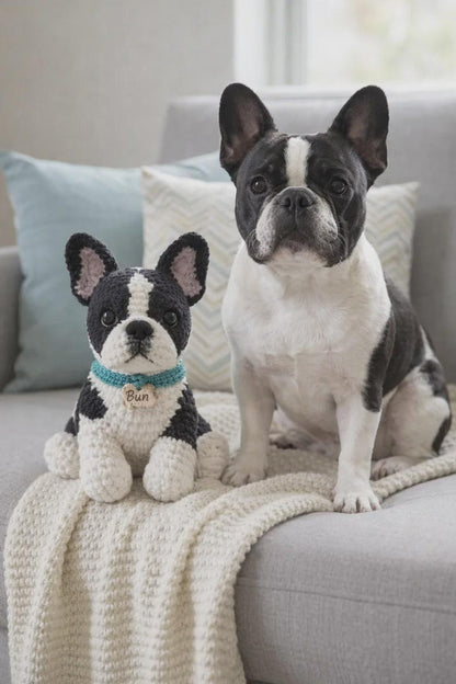 Custom Photo Crochet Pet Doll Personalized Handmade Dog Amigurumi Plush