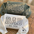 Personalized Mom Dad Sweatshirt