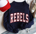 Custom Varsity Letter Mock Neck Sweatshirt