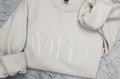Wifey Embroidered Bridal Crewneck Sweatshirt