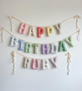 Personalized Stuffed Fabric Letter Garland