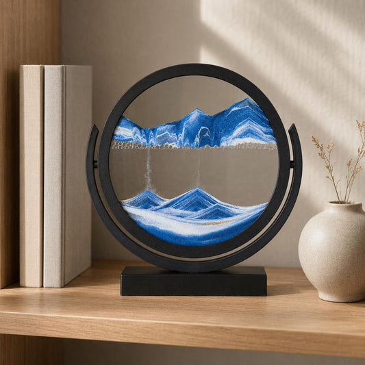 Rotating Deep Sea Moving Sand Art