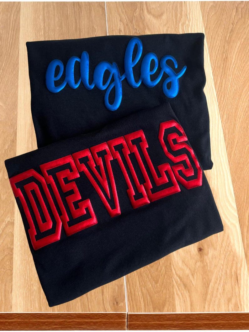 Custom Puff Vinyl Team Sweatshirt