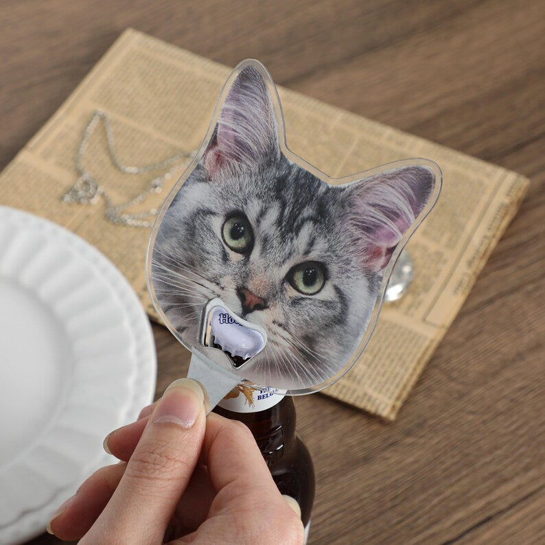 Personalized Custom Pet Face Bottle Opener