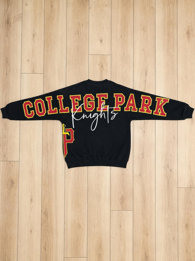Custom Oversized Billboard Mascot Crewneck Sweatshirt