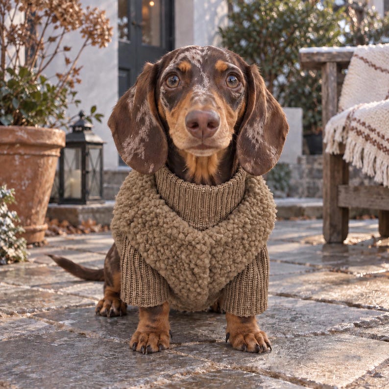 Cozy Sherpa Dog Sweater