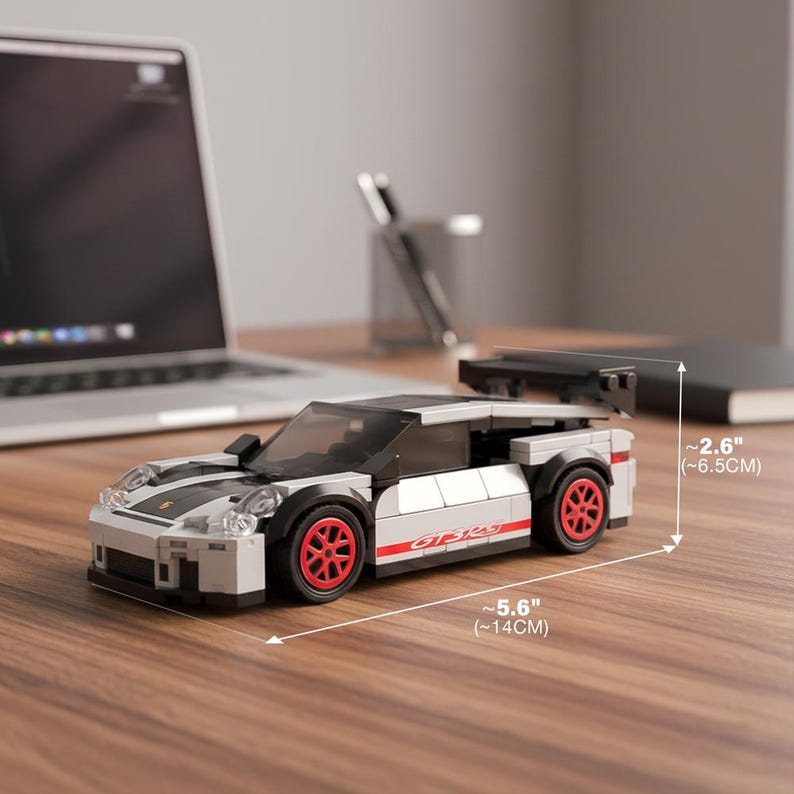 Personalized Photo-to-Car Brick Model, Custom Mini Replica of Your Vehicle