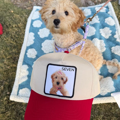 Custom Photo Pet Trucker Hat – Personalized Dog Name Patch Cap For Pet Lovers