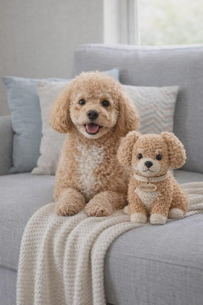 Custom Photo Crochet Pet Doll Personalized Handmade Dog Amigurumi Plush