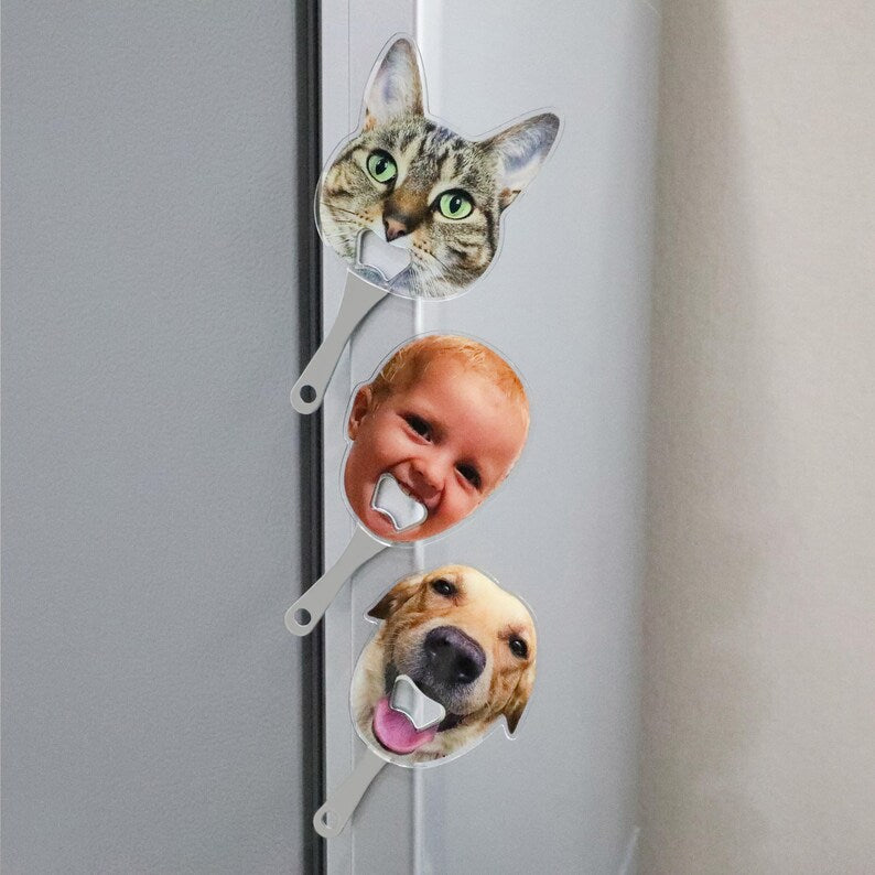 Personalized Custom Pet Face Bottle Opener