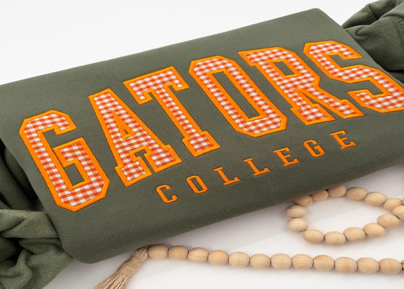 Custom Game Day Patterned Varsity Sweatshirt