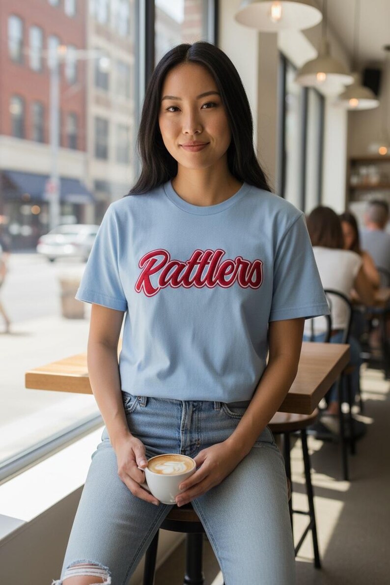 Custom Metallic Puff Print Shirt