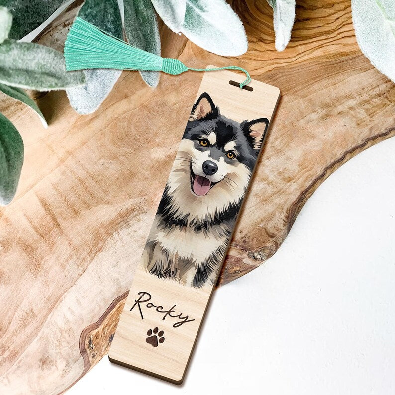 Realistic Oil Painting Custom Pet Portrait Bookmark Personalized Pet Gift