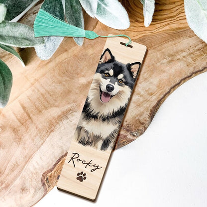 Realistic Oil Painting Custom Pet Portrait Bookmark Personalized Pet Gift