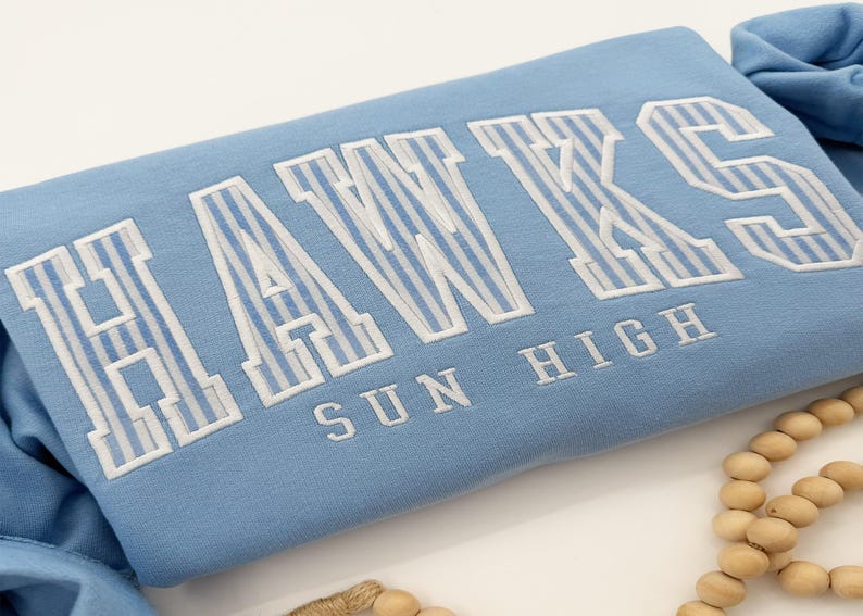 Custom Game Day Patterned Varsity Sweatshirt