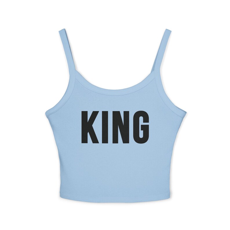 Personalized Block Letter Ribbed Crop Tank