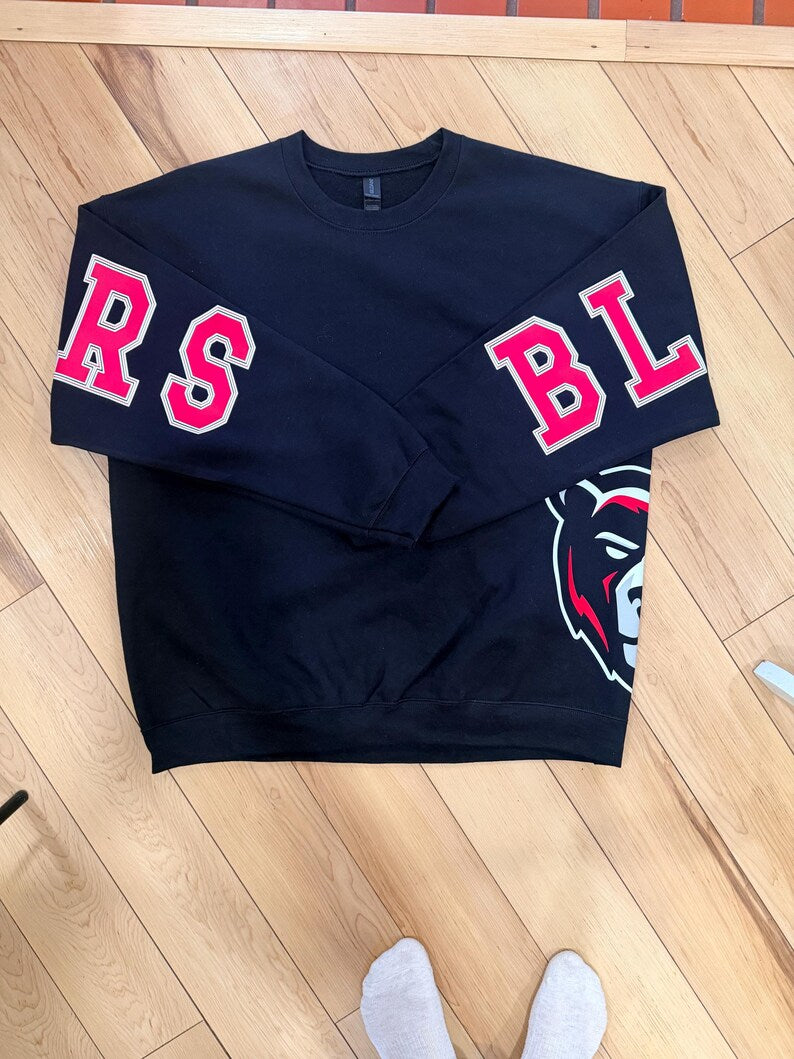 Custom Oversized Billboard Mascot Crewneck Sweatshirt