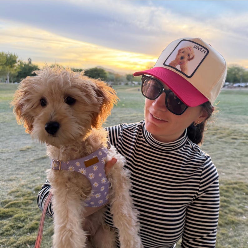 Custom Photo Pet Trucker Hat – Personalized Dog Name Patch Cap For Pet Lovers