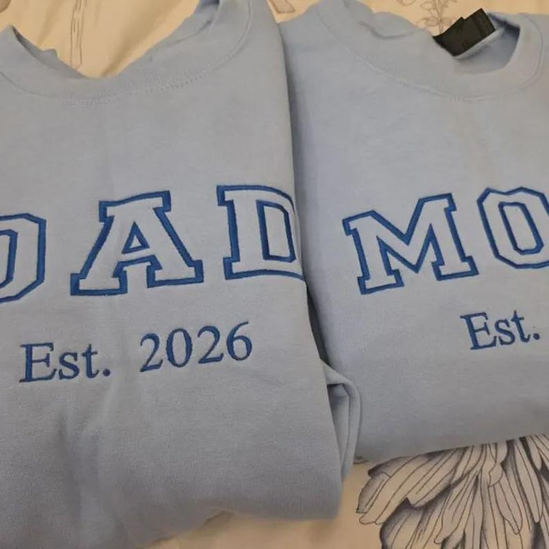 Personalized Mom Dad Sweatshirt
