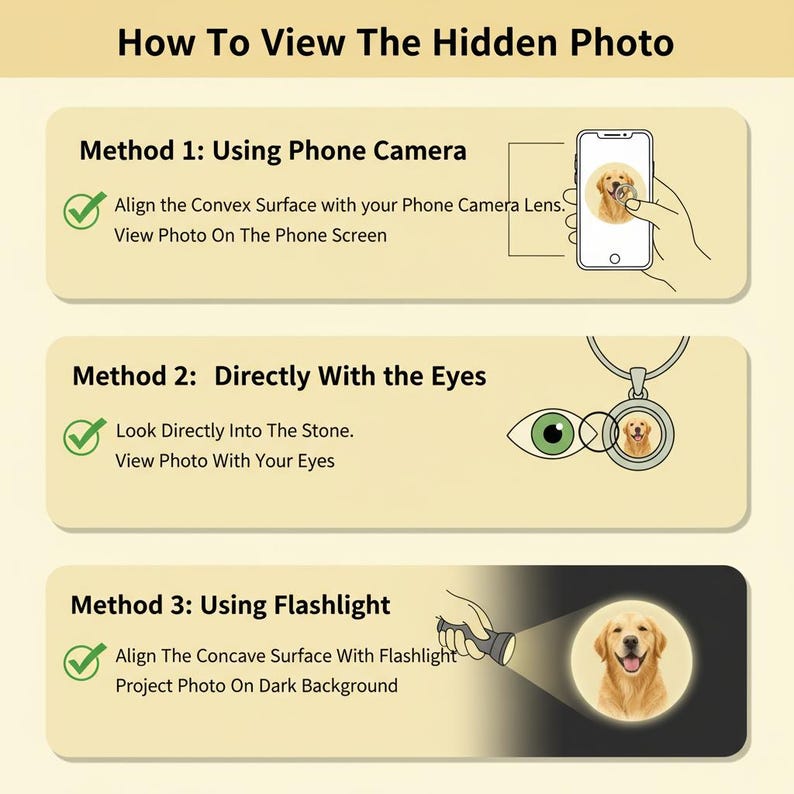 Custom Pet Photo Projection Paw Keychain, Personalized Dog Cat Picture Projection Keyring