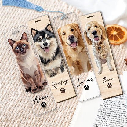 Realistic Oil Painting Custom Pet Portrait Bookmark Personalized Pet Gift