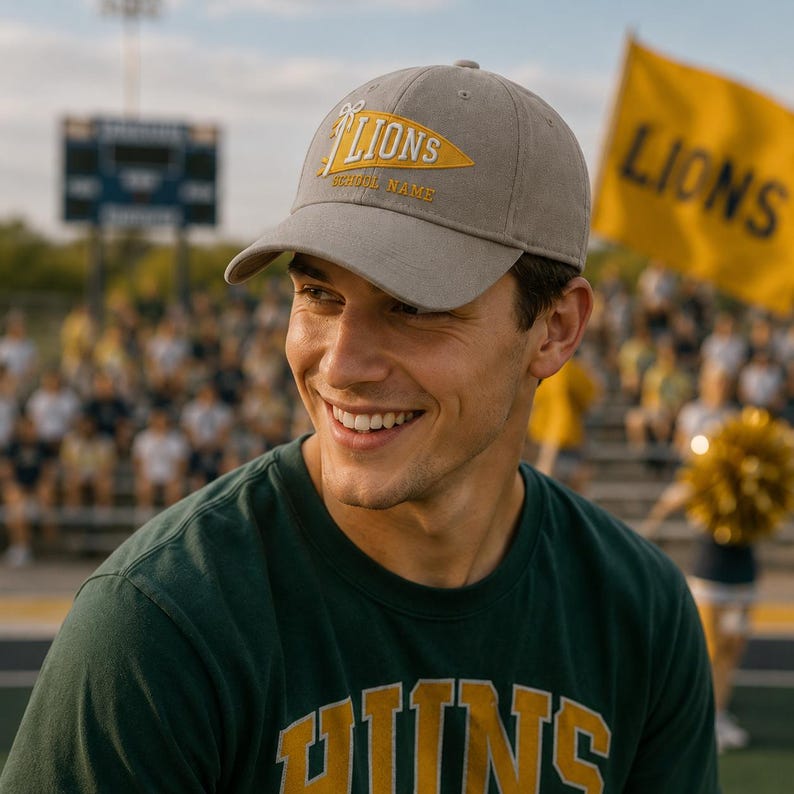 Custom Game Day Vintage Pennant Dad Hat