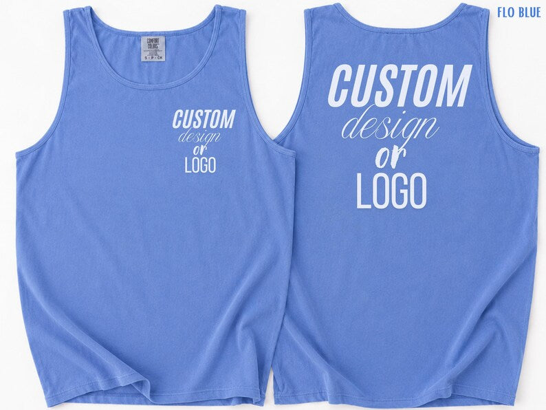 Custom Arched Graphic Sleeveless Muscle Tank