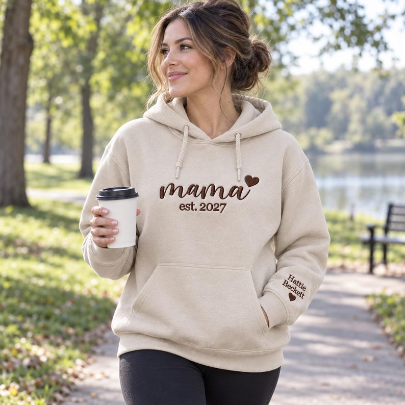 Personalized Mama Family Hoodie