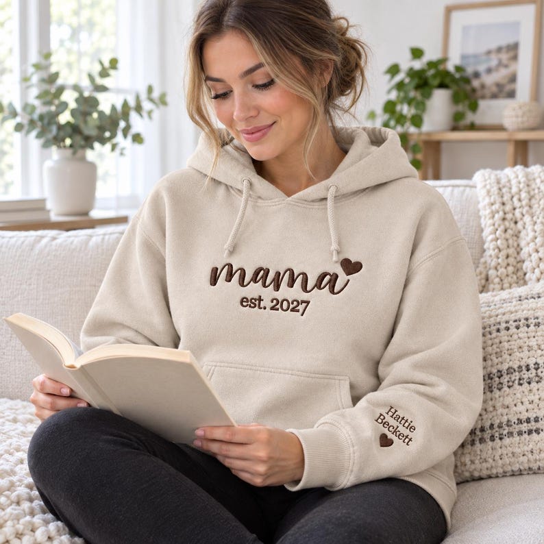 Personalized Mama Family Hoodie