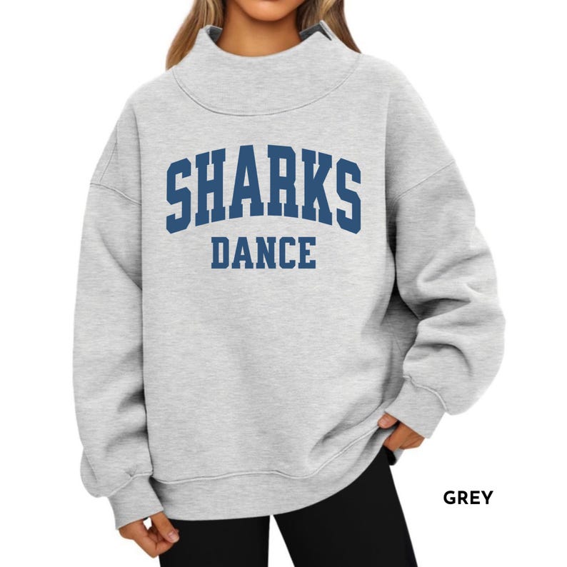 Custom Varsity Mock Neck Oversized Sweatshirt