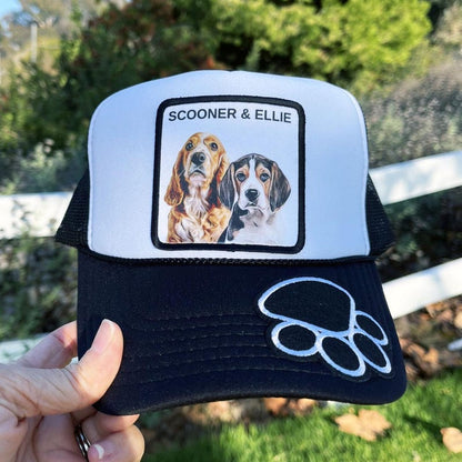 Personalized Custom Image Print Mesh Snapback Trucker Cap Custom Photo Gift Hat