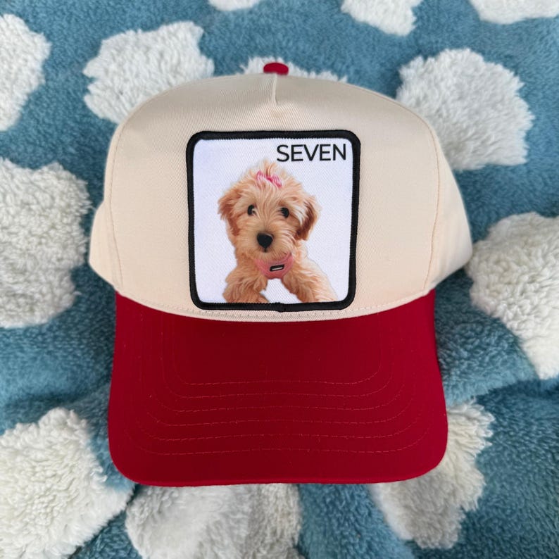 Custom Photo Pet Trucker Hat – Personalized Dog Name Patch Cap For Pet Lovers