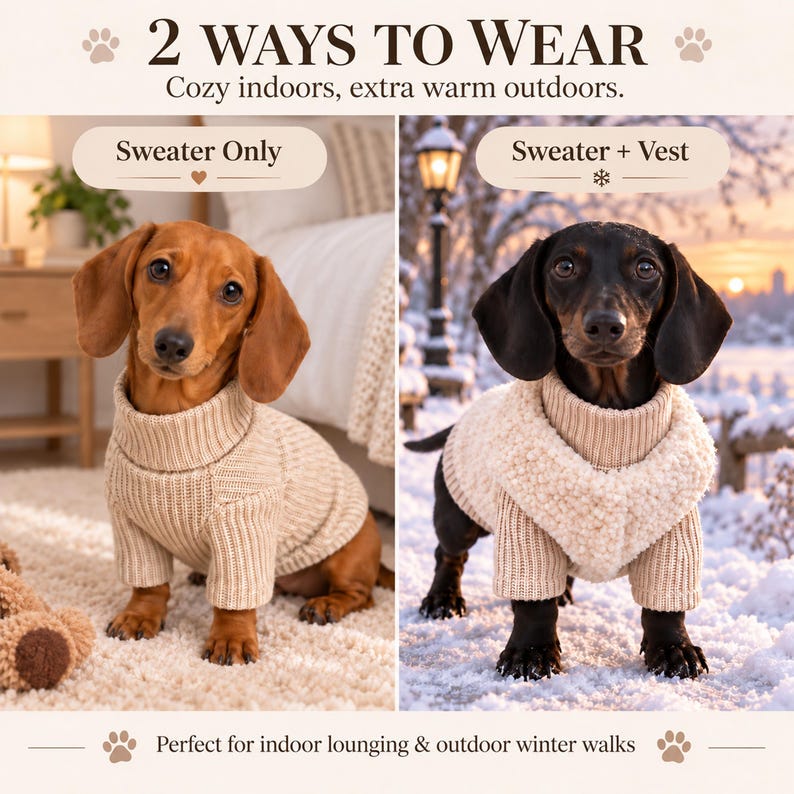 Cozy Sherpa Dog Sweater