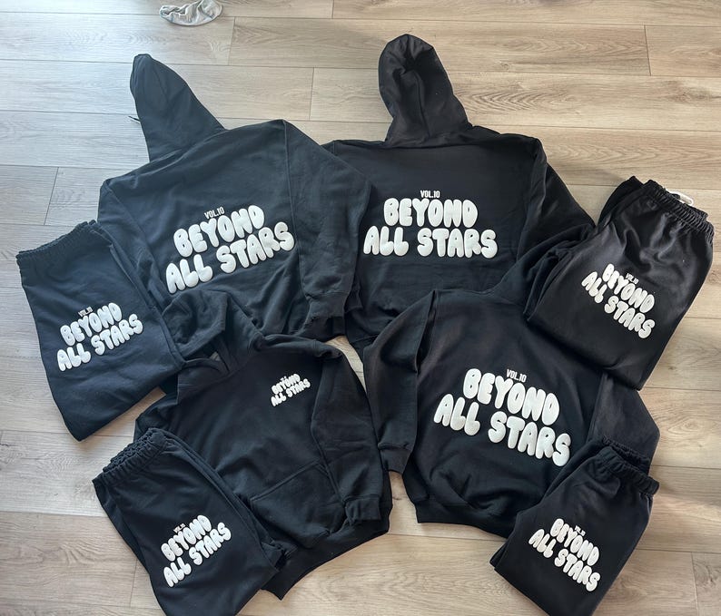 Custom Puff Print Sweat Set