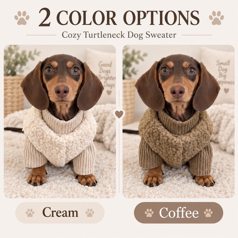 Cozy Sherpa Dog Sweater