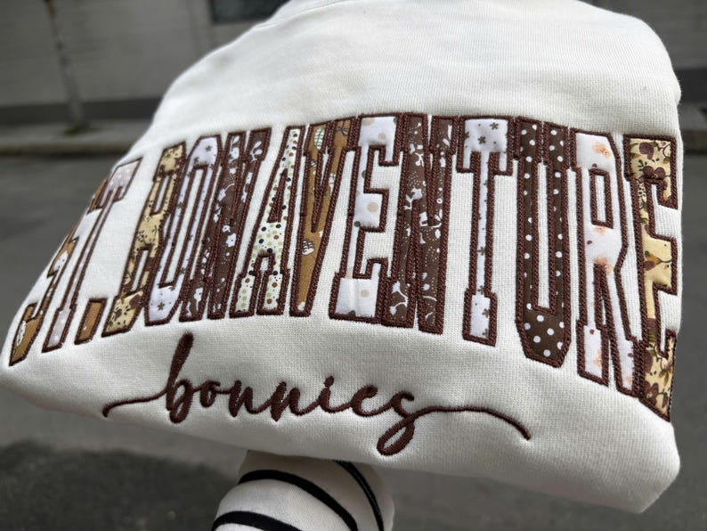 Custom Pattern Appliqué Varsity Embroidered Sweatshirt