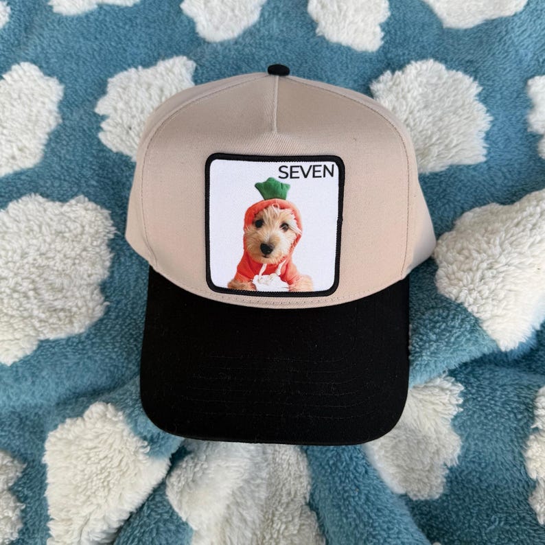Custom Photo Pet Trucker Hat – Personalized Dog Name Patch Cap For Pet Lovers