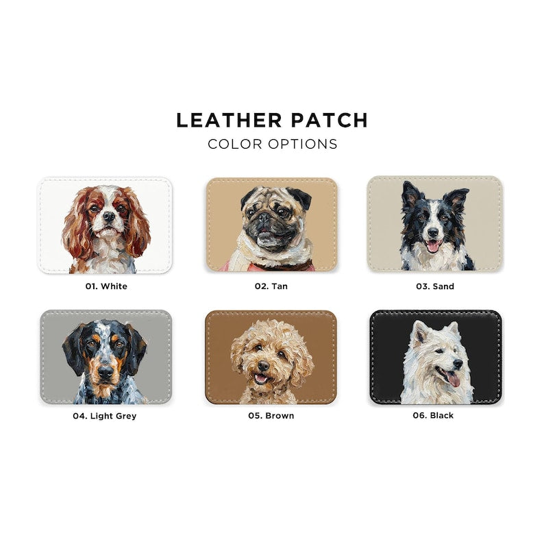 Custom Pet Portrait Leather Patch Trucker Hat