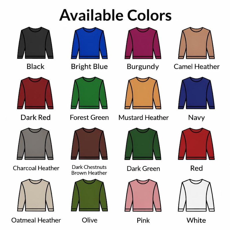 Custom Knit Lettering Crewneck Sweater