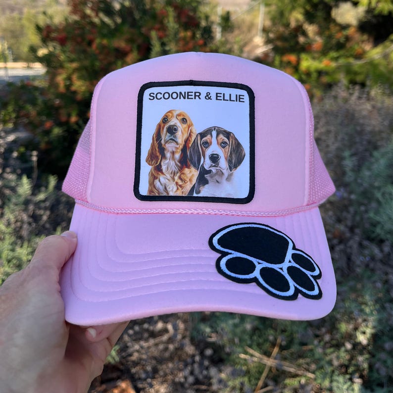 Personalized Custom Image Print Mesh Snapback Trucker Cap Custom Photo Gift Hat