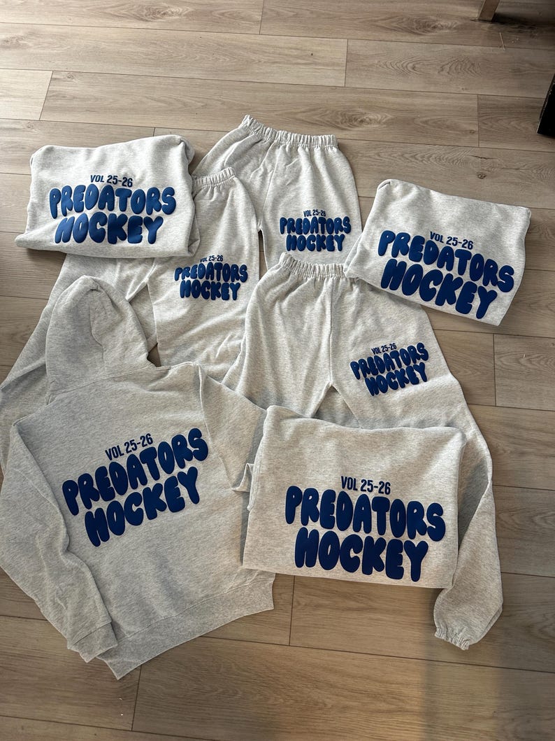 Custom Puff Print Sweat Set