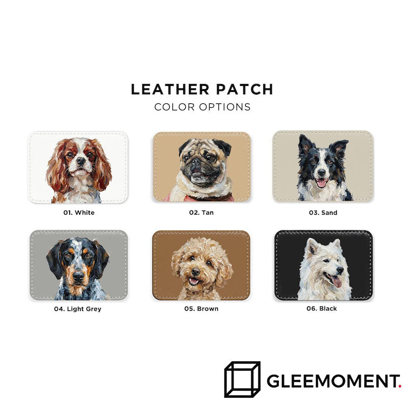 Custom Hand-Painted Oil Pet Portrait Leather Patch Trucker Hat