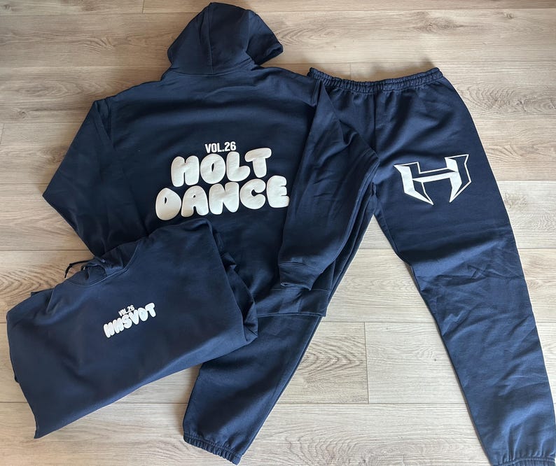 Custom Puff Print Sweat Set